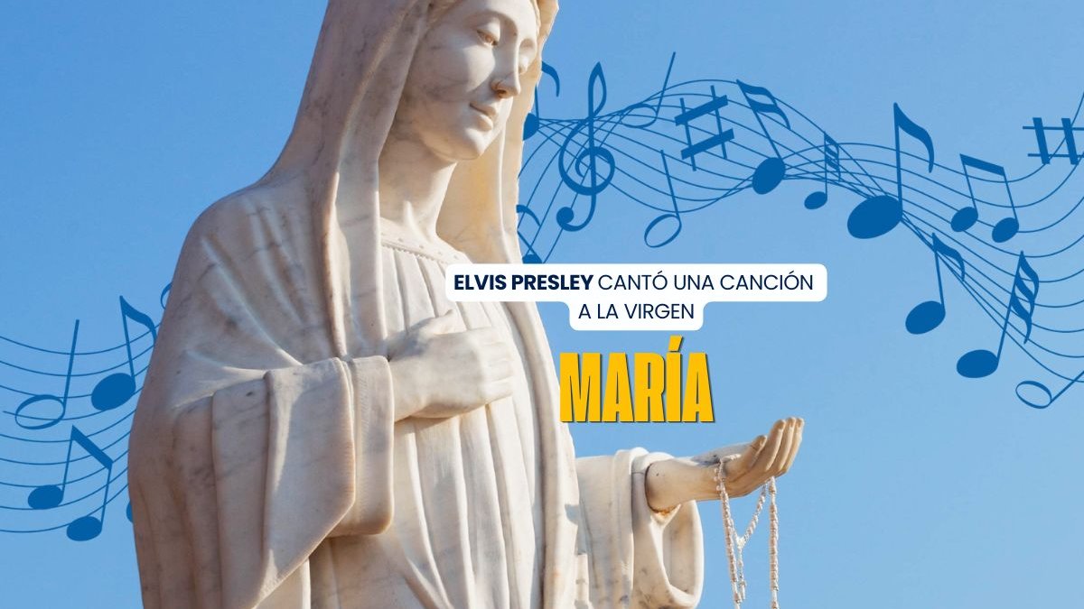 Elvis Presley cantó una canción a la Virgen María