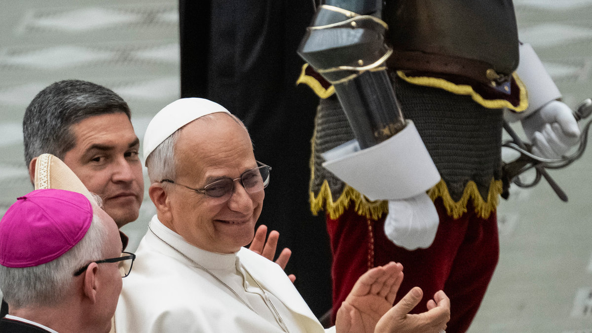 pope-leo-xiv-swearing-in ceremony-swiss-guard-vatican-may-6-2026