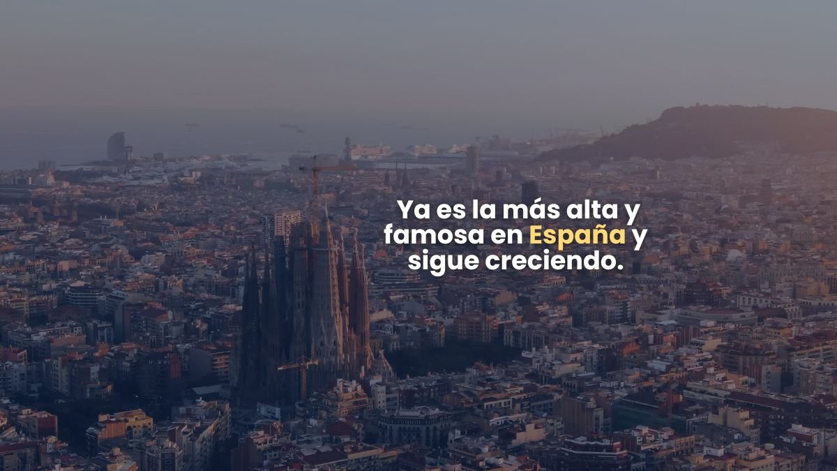 Ya es la más alta y famosa en España y sigue creciendo