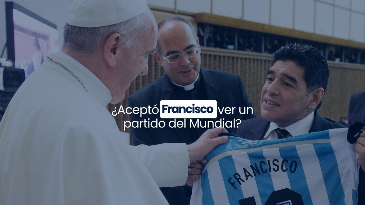 ¿Aceptó Francisco ver un partido del Mundial?