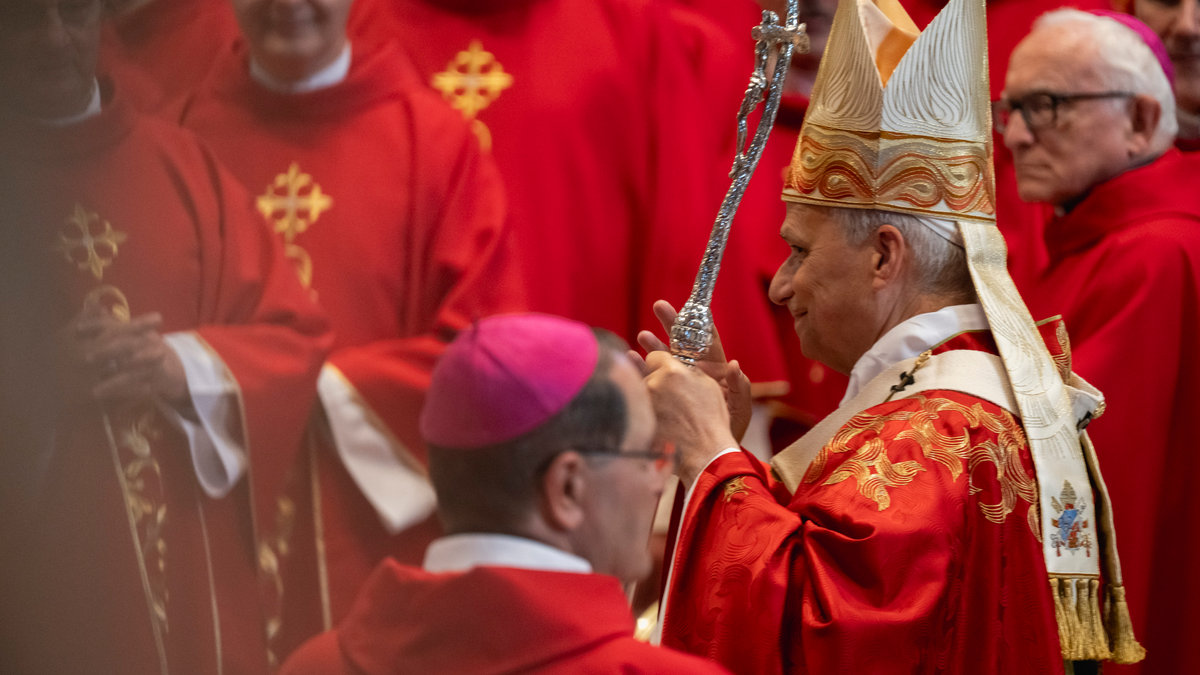 Pope Leo XIV leads a Holy Mass on the Solemnity of Saints Peter and Paul, Rome's patron saints, at St. Peter's Basilica in the Vatican, on June 29, 2026