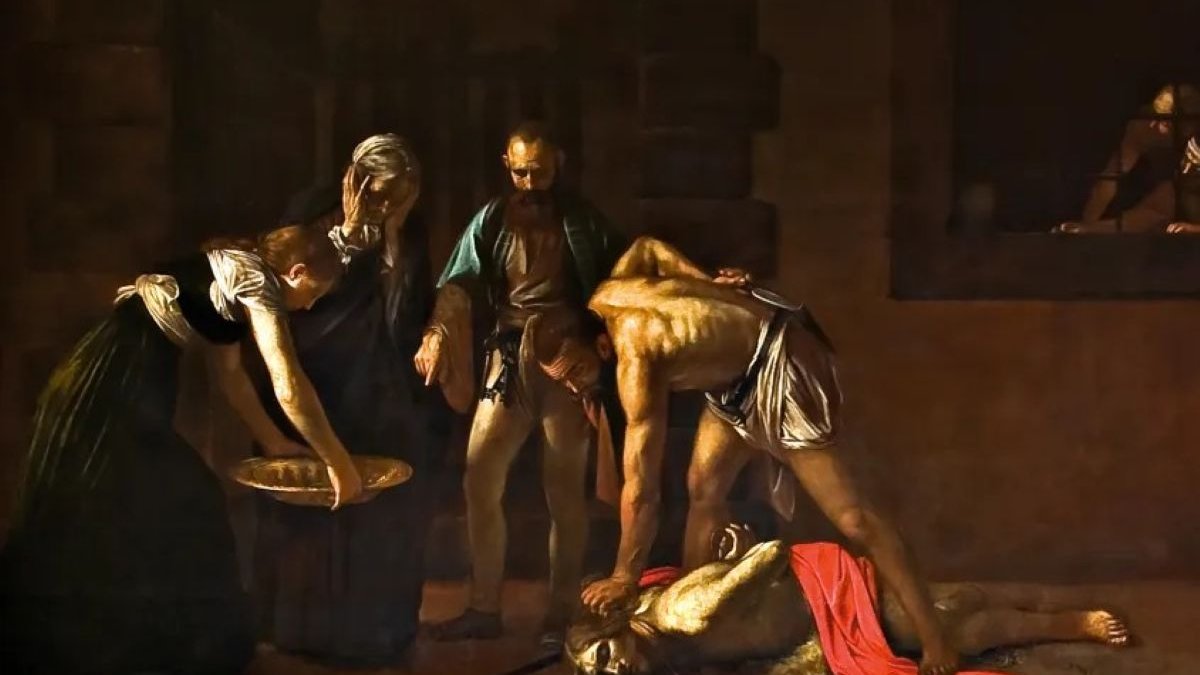 Juan el Bautista, CARAVAGGIO, martirio, mártir, Herodes