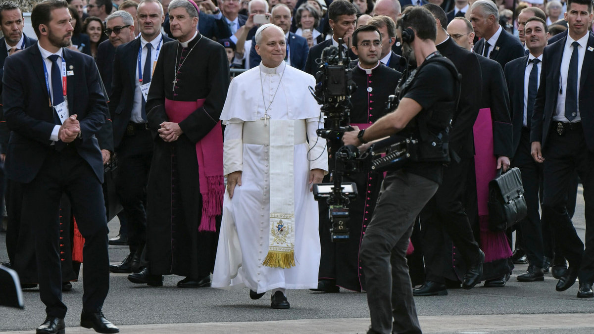 pope-leo-xiv-walks-streets-meets-french-bishops-sainte-bernadette-chamber-lourdes-france-september-27-2026