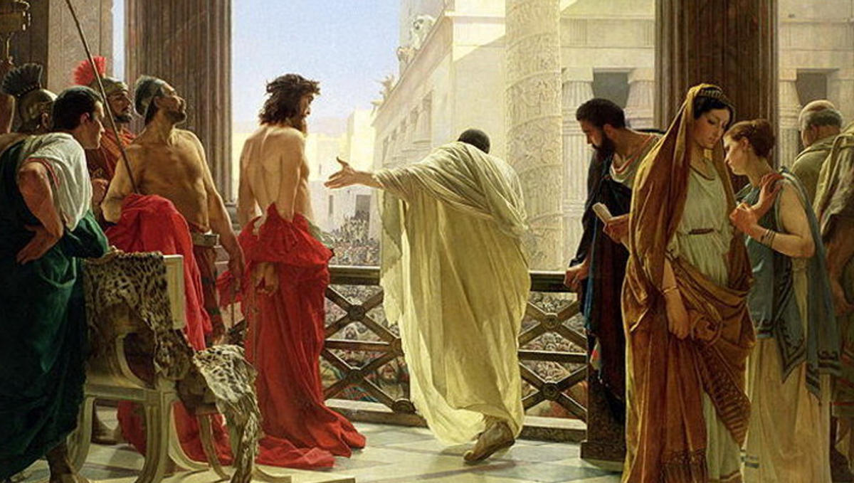 ECCE HOMO,PONTIUS PILATE