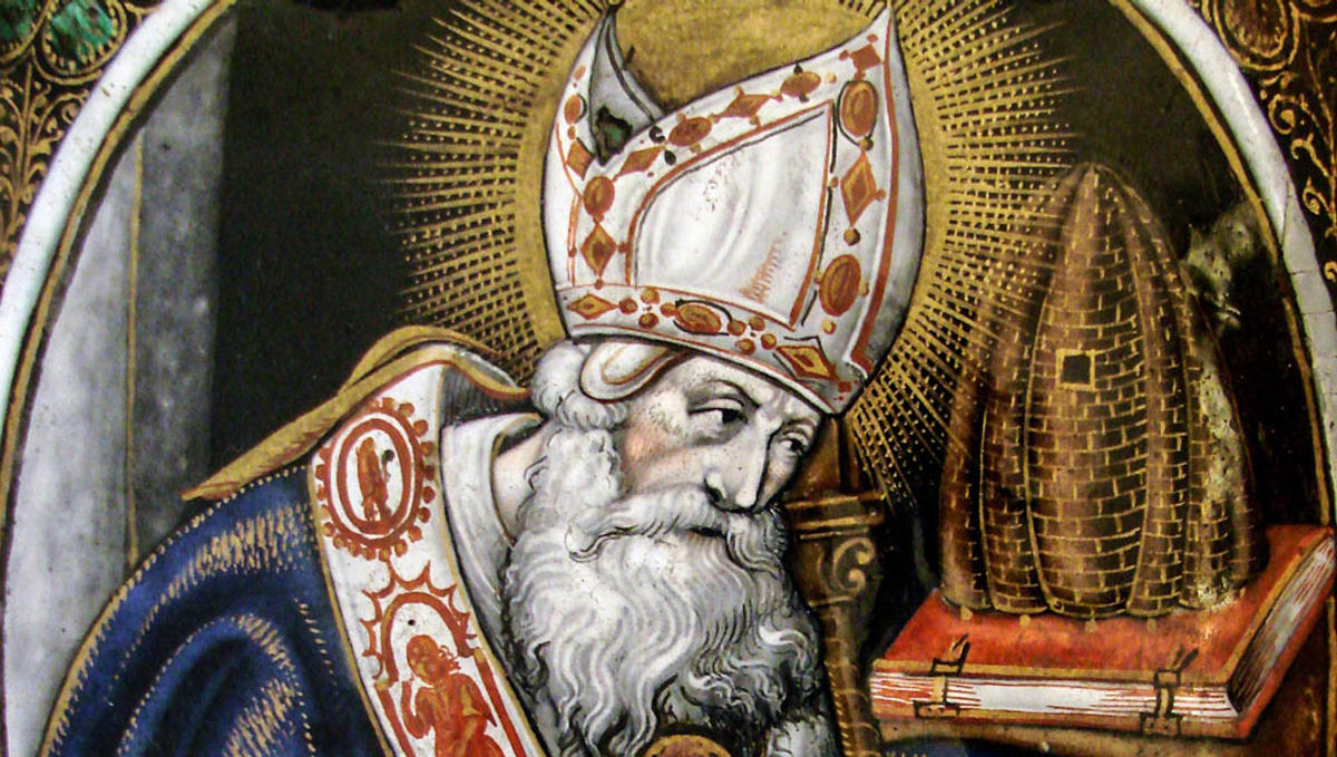 Sant'Ambrogio patrono di Api e fabbricatori di candele