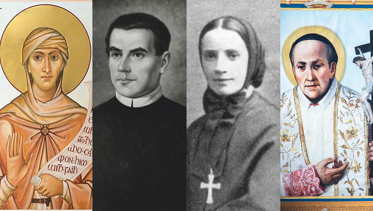 san Vincenzo Romano santa Samthann di Clonbroney beato Peter Friedhofen santa Francesca Saverio Cabrini
