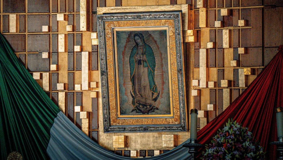 Imagen de la virgen de Guadalupe