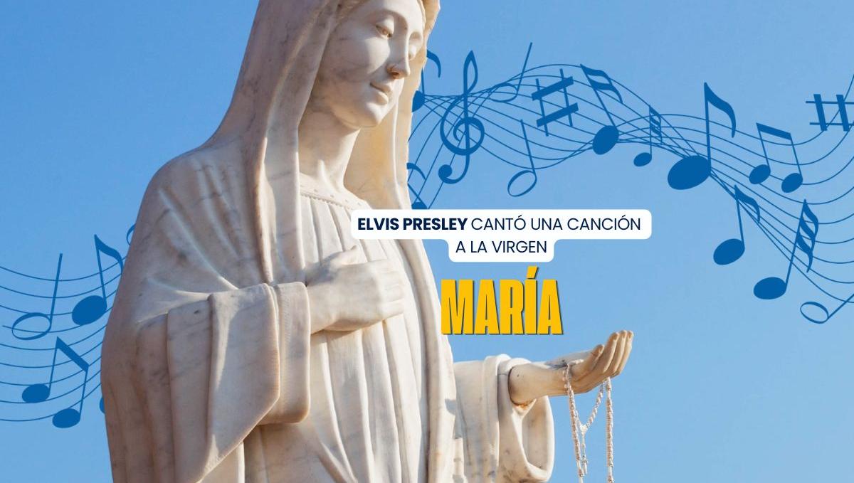 Elvis Presley cantó una canción a la Virgen María