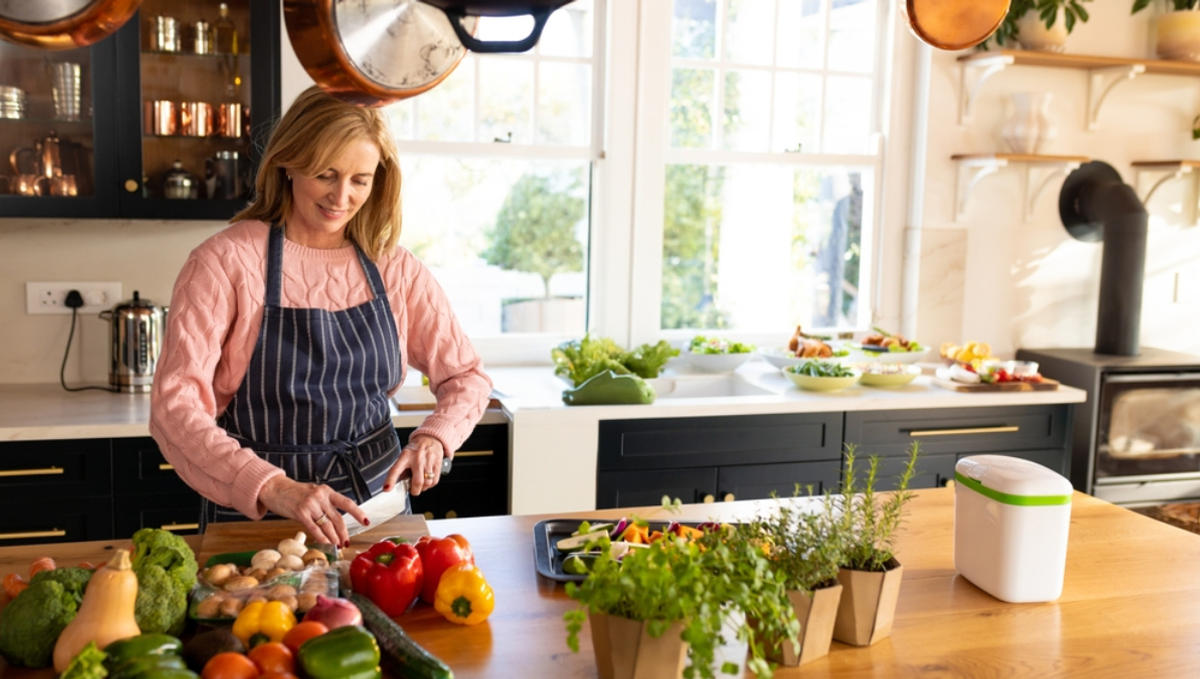 woman cooking in the kitchen