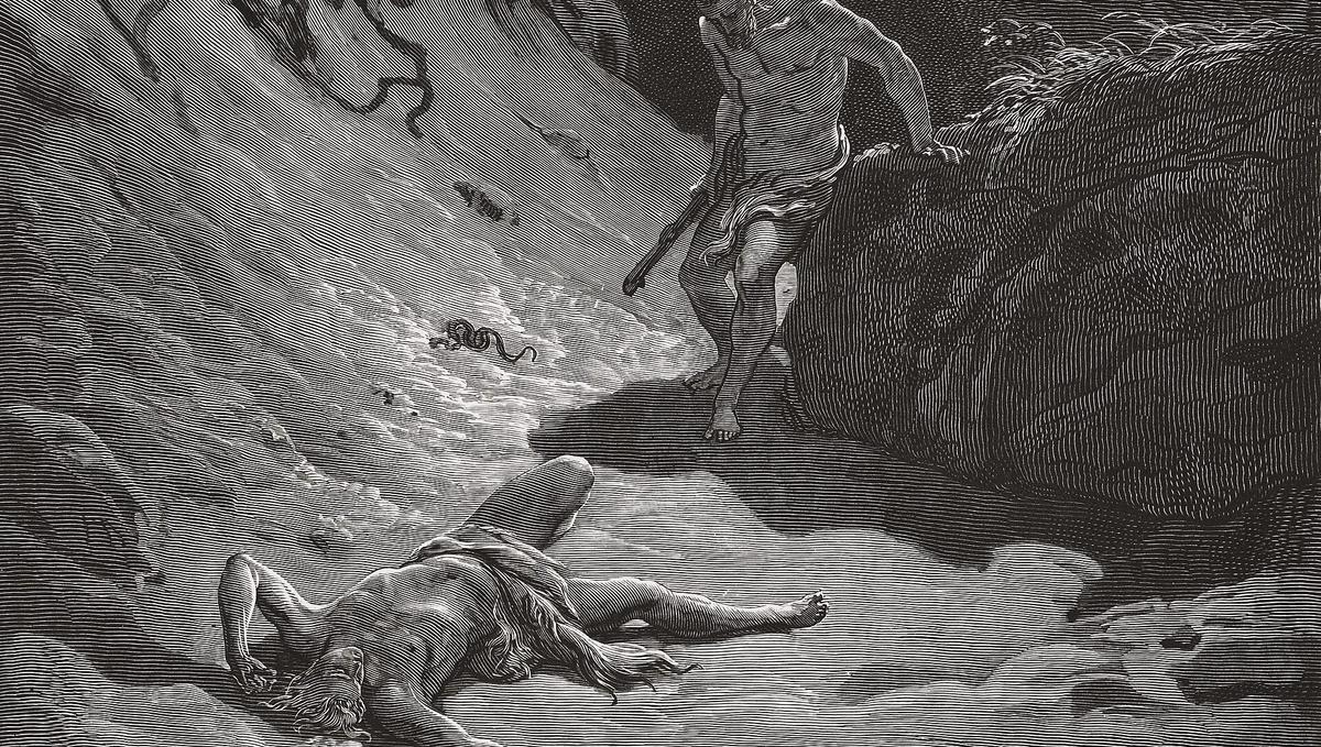 Gustave Doré – „Kain zabija Abla” (1866)