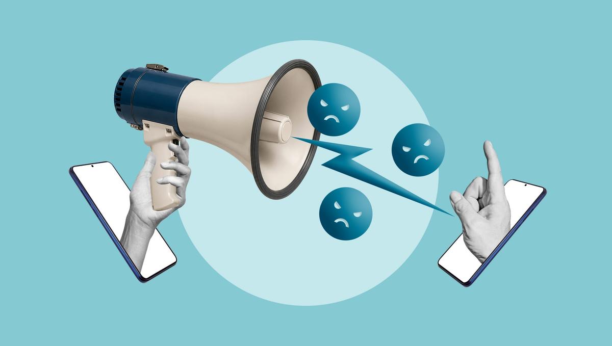 Online Radicalization Concept with Digital Propaganda, Social Media Manipulation, Extremist Influence, Algorithmic Amplification, Hate Speech, Misinformation, Polarization and Online Safety Risks