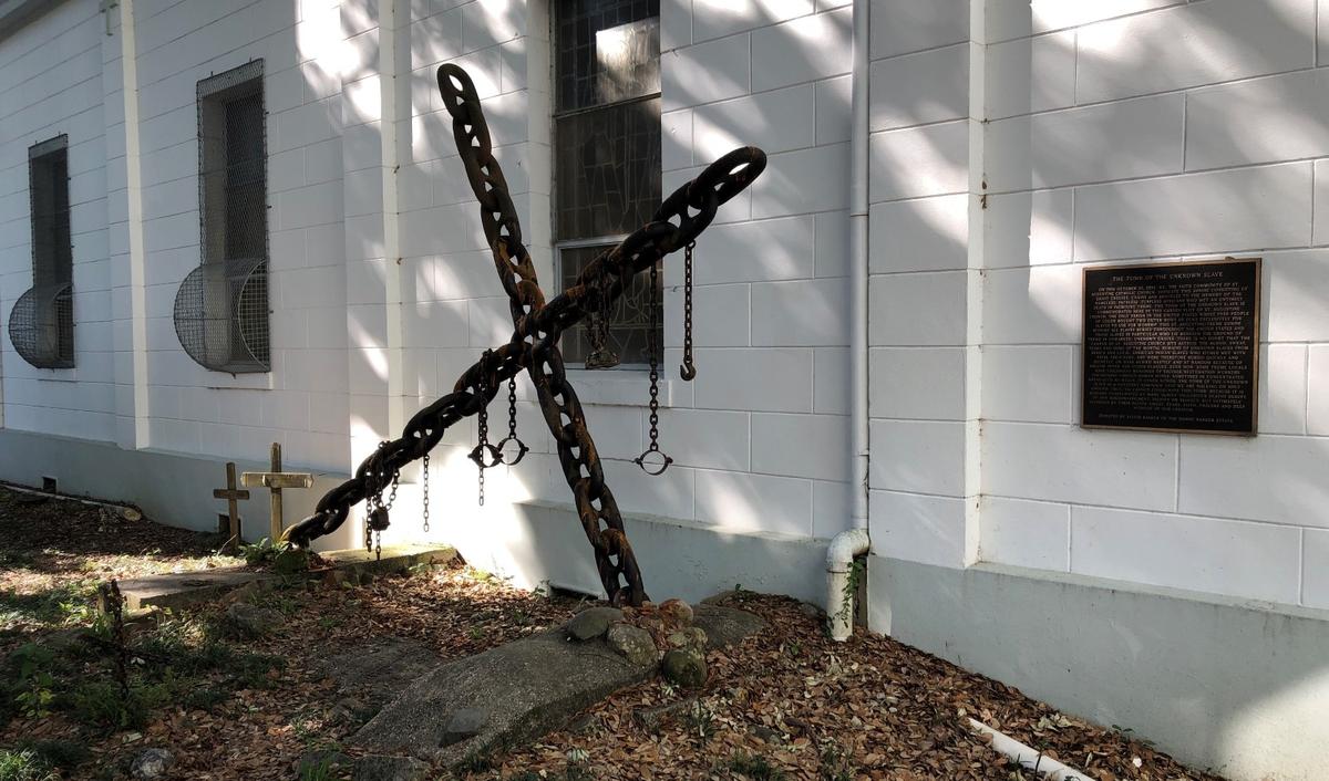 Tomb of the Unknown Slave, St. Augustine Church, New Orleans