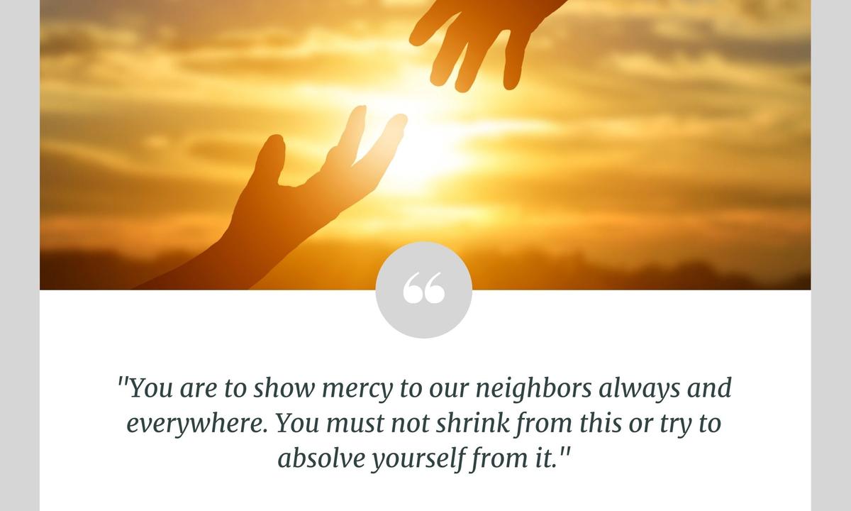{"rendered":"(SLIDESHOW) 7 Inspiring quotes about mercy to help us reflect on the anniversary of 9\/11"}
