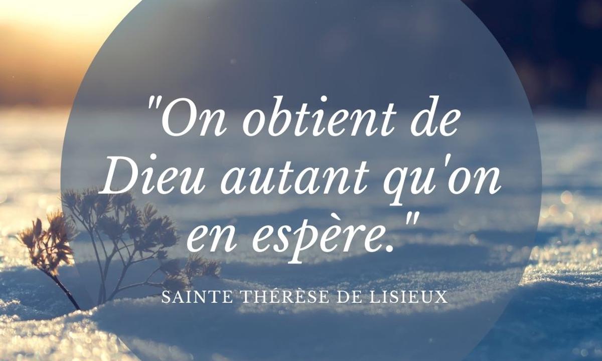 Les citations des grands saints sur l’espérance