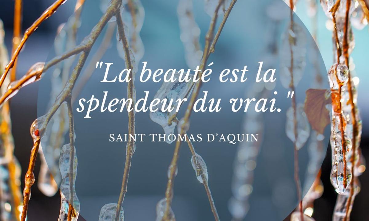 Pourquoi la beauté nous rend meilleurs : citations des grands saints