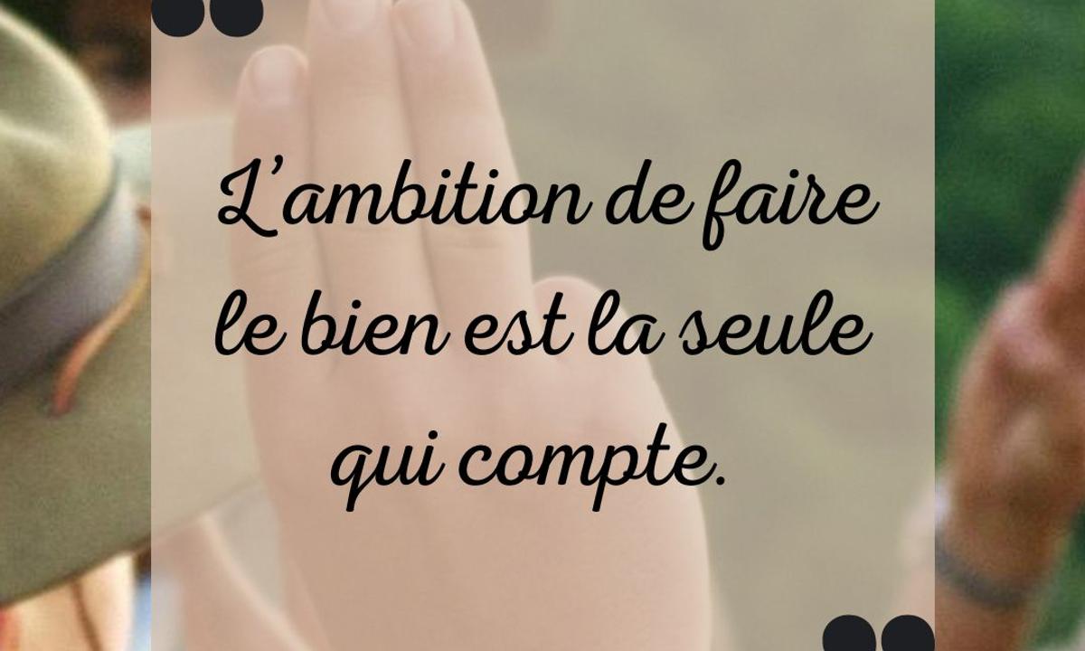 Douze citations de Baden Powell