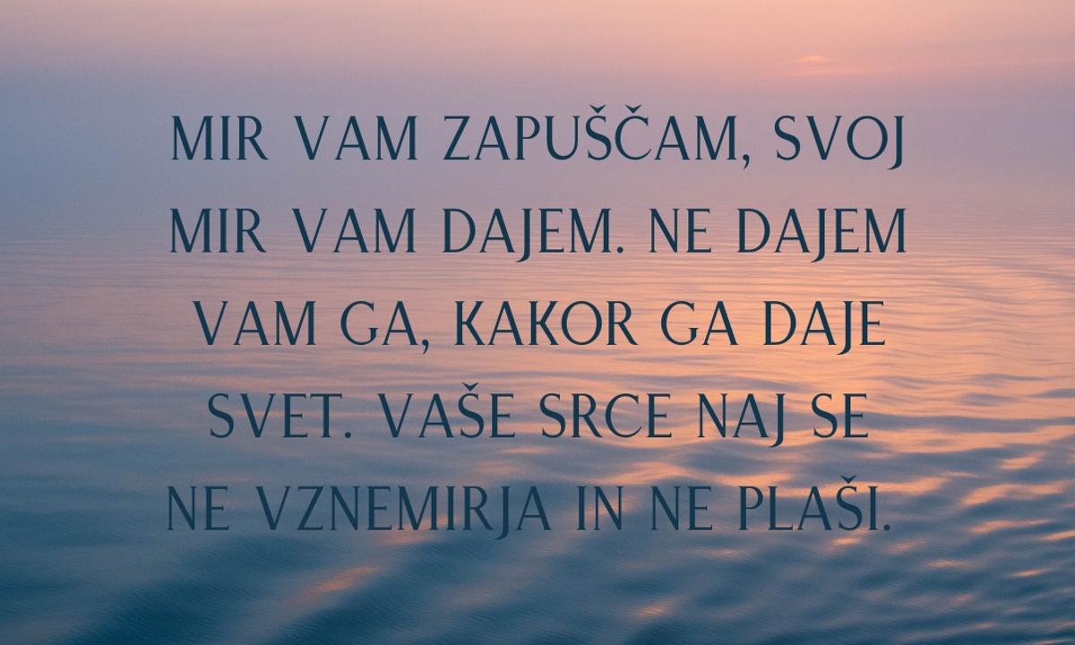 Svetopisemski citati za izpitno obdobje