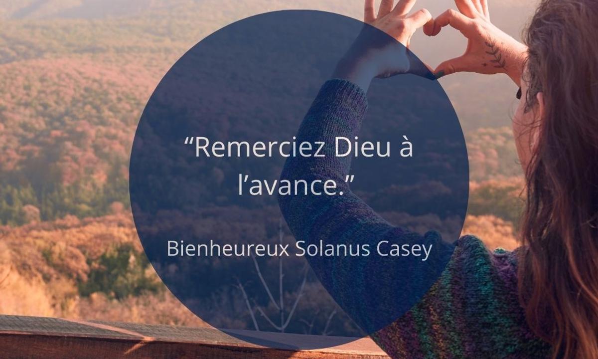 Citations des saints sur la gratitude