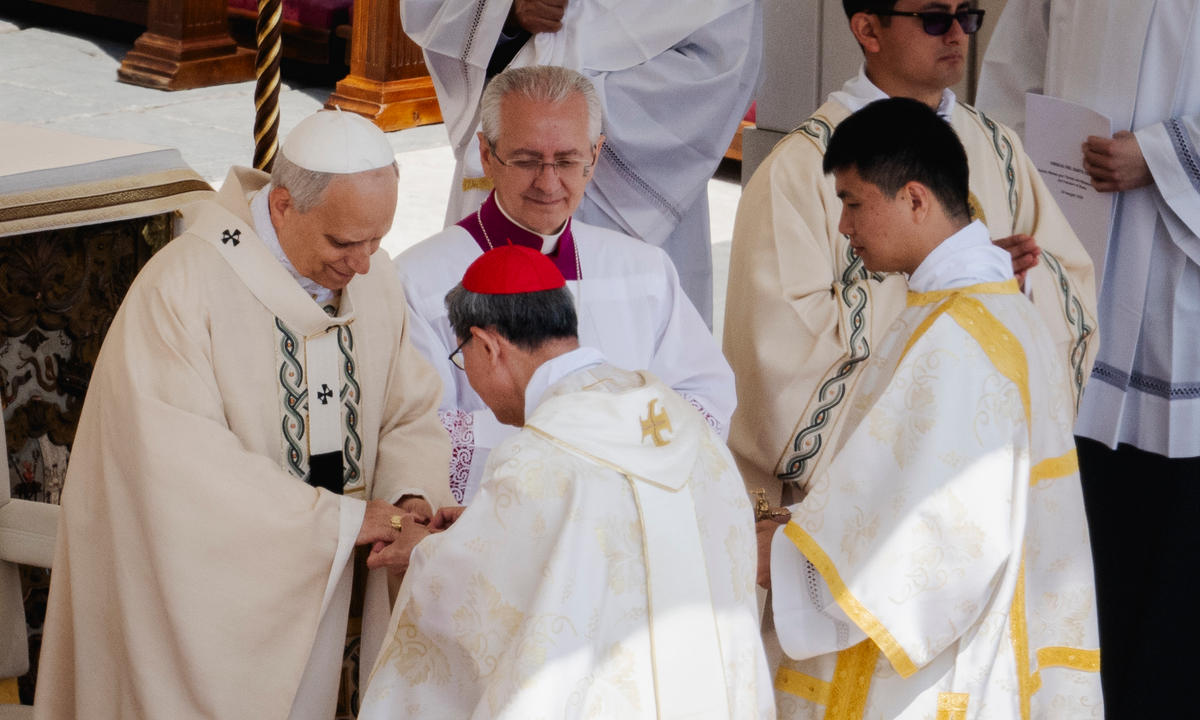 [EN IMAGES] La messe d’installation du pape Léon XIV