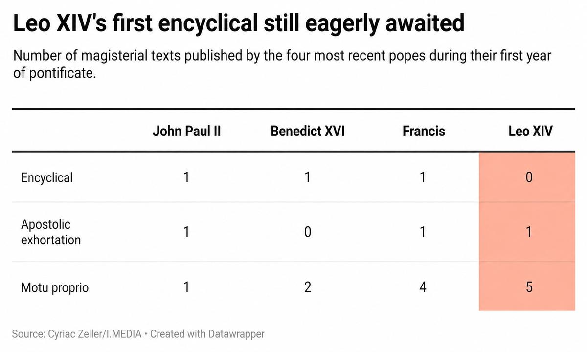 Encyclical Pope Leo XIV's first year: A slower pace than past popes?