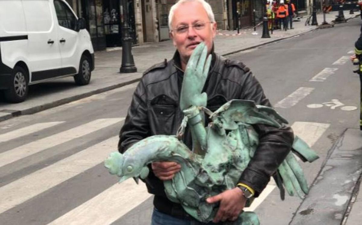 Philippe Villeneuve, l'architecte en charge des travaux de Notre-Dame de Paris.