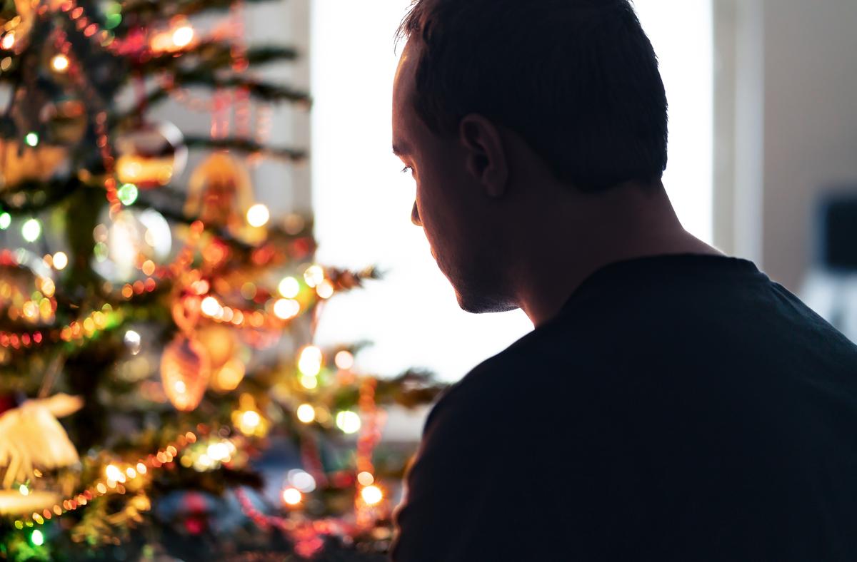 lonely person Christmas