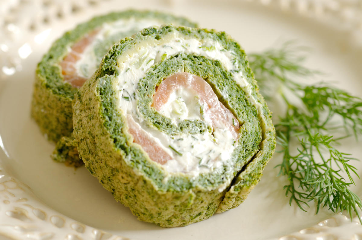 Rollito de espinaca.