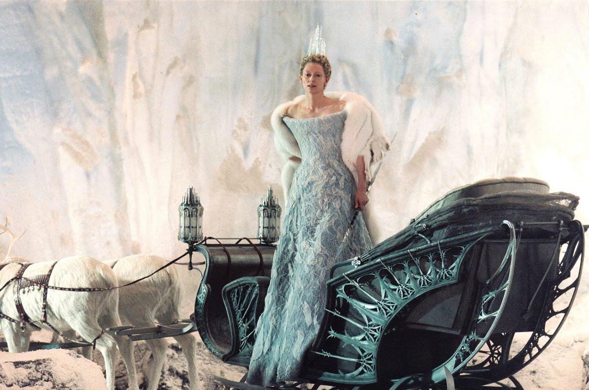 Tilda Swinton as the White Witch in "The Lion the Witch and the Wardrobe"