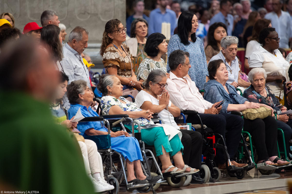 POPE FRANCIS presided over Mass for World Day of Grandparents and the elderly