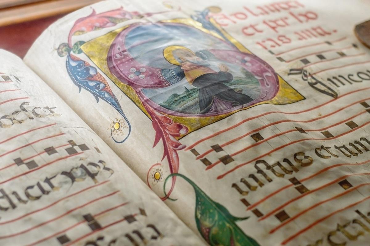 Medieval musical manuscript