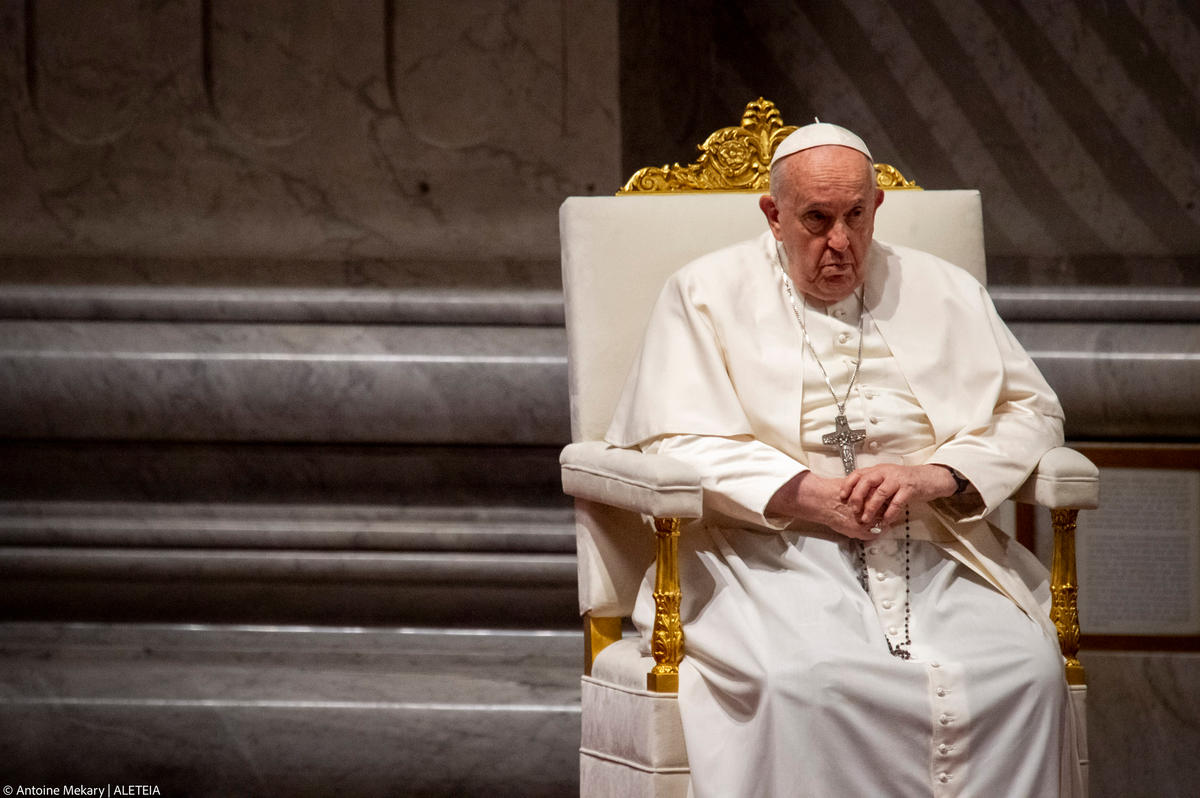 VATICAN-POPE-PRAYER-PEACE-SYNOD2023