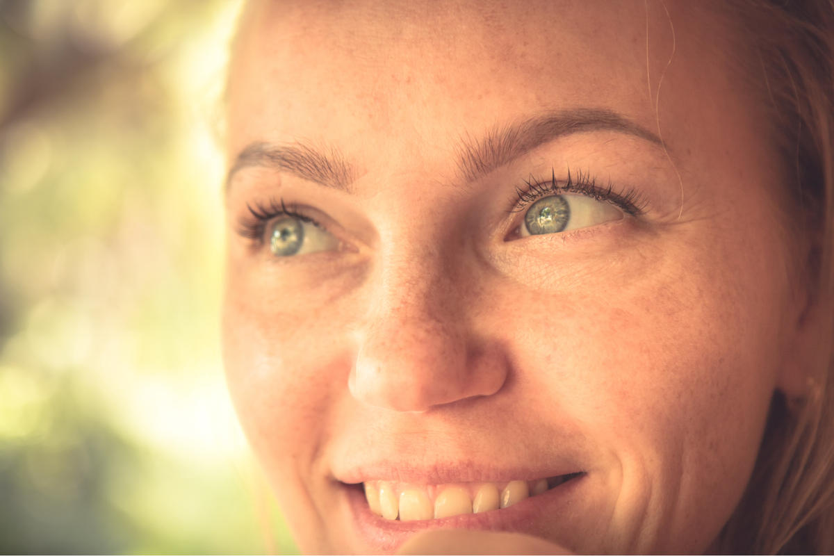beautiful smiling woman