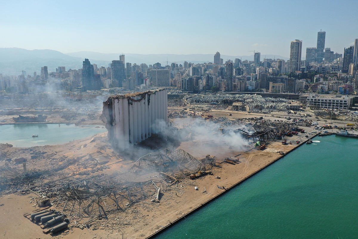 Explosão em Beirute