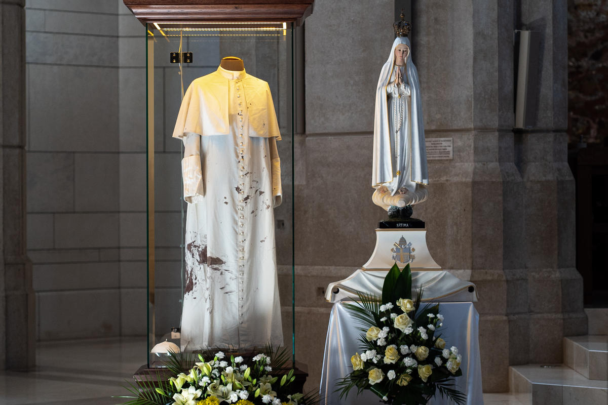 Soutane de Jean Paul II/attentat