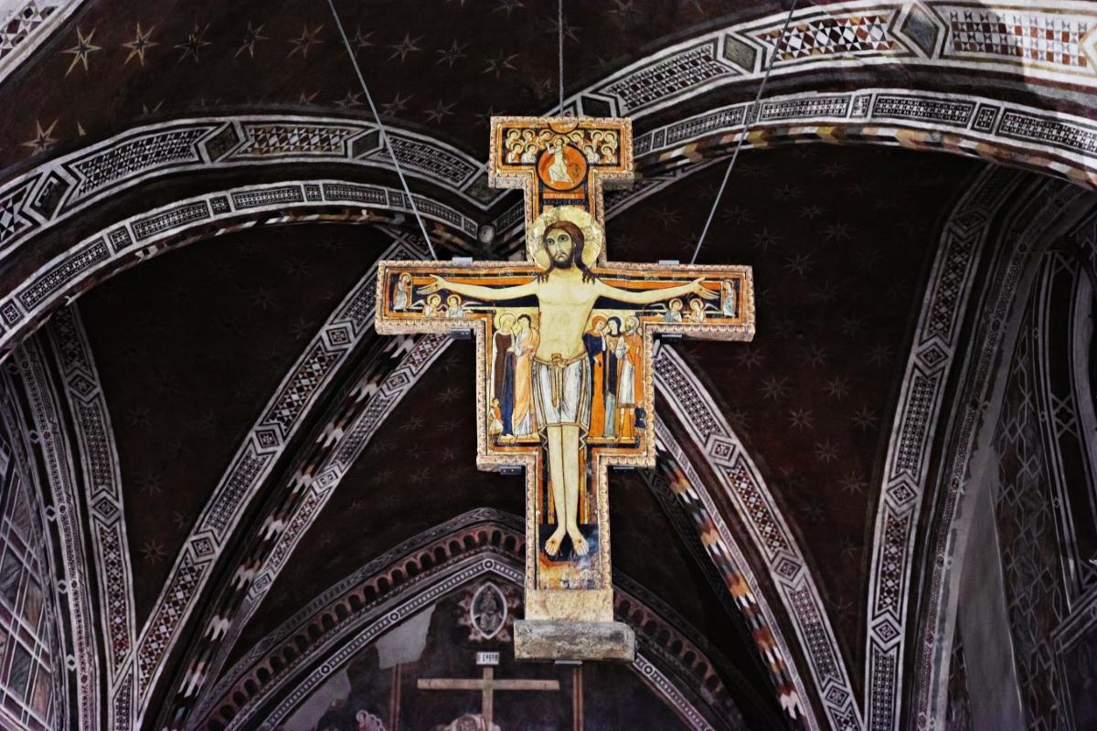 krzyż San Damiano w Bazylice św. Klary w Asyżu