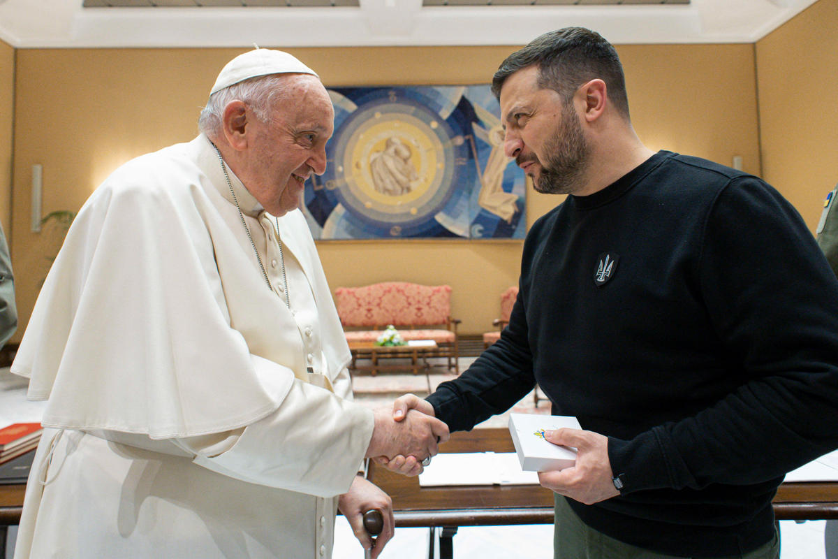 Zelensky Ukraine Pope Francis