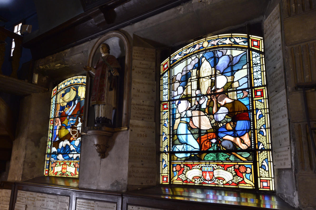 Vitraux Notre-Dame de grâce à Honfleur