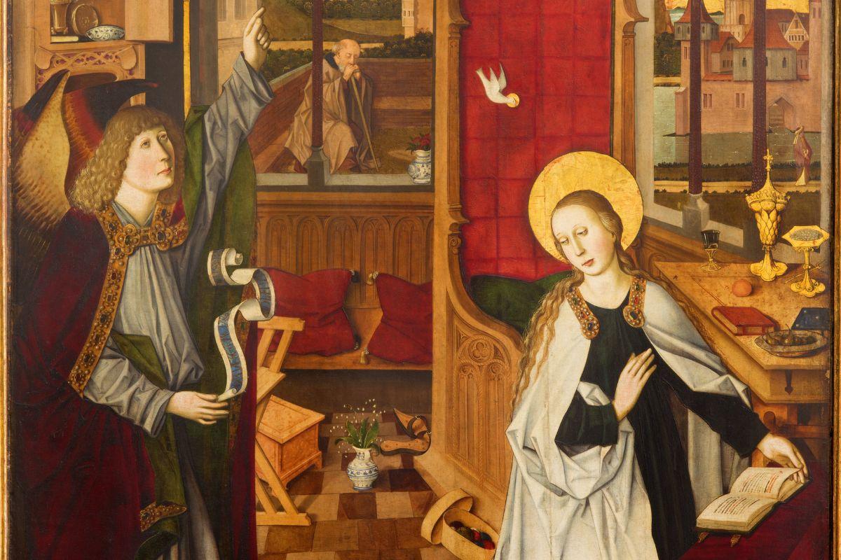 The announcement painting