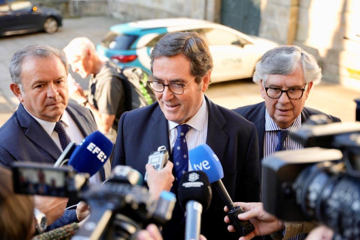 Entrevista al presidente de la Confederación Española de Organizaciones Empresariales (CEOE), Antonio Garamendi
