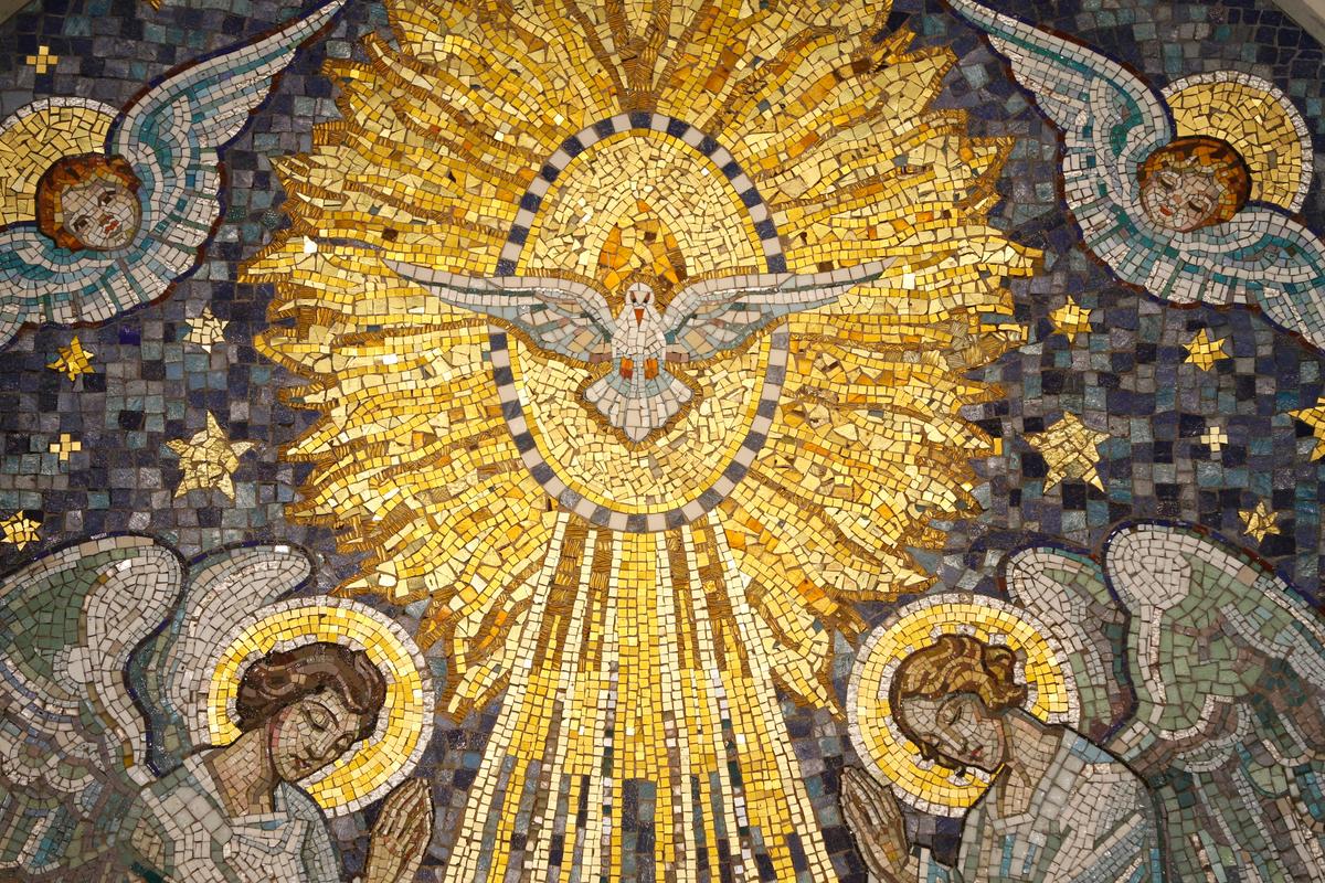 | fine arts,religious,symbol,art,roman catholicism,christianity,church,faith,angel,catholicism,spirituality,religion,holy spirit,paris,christian,bird,mosaic,catholic,colombe,france,spiritual,europe - shutterstock_2104640816.jpg