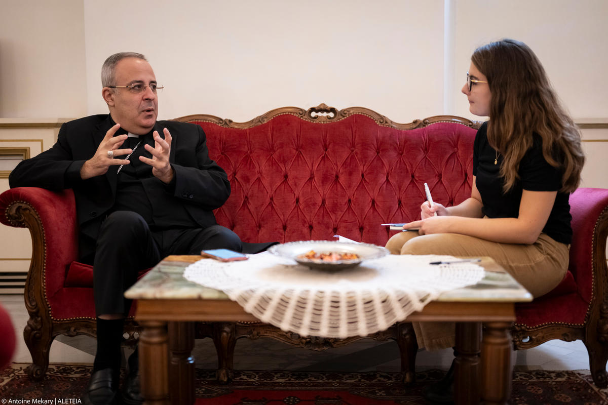 Bishop Rafiq Alwarsha Patriarchal Vicar to the Holy See in Rome, and President of the Pontifical Maronite Institute in Rome