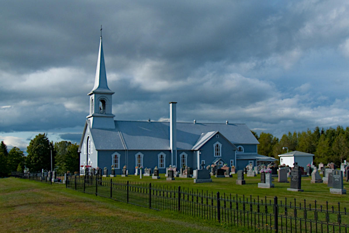 Church of St. Gabriel Lallemant, Bas-Saint-Laurent, Quebec Canada