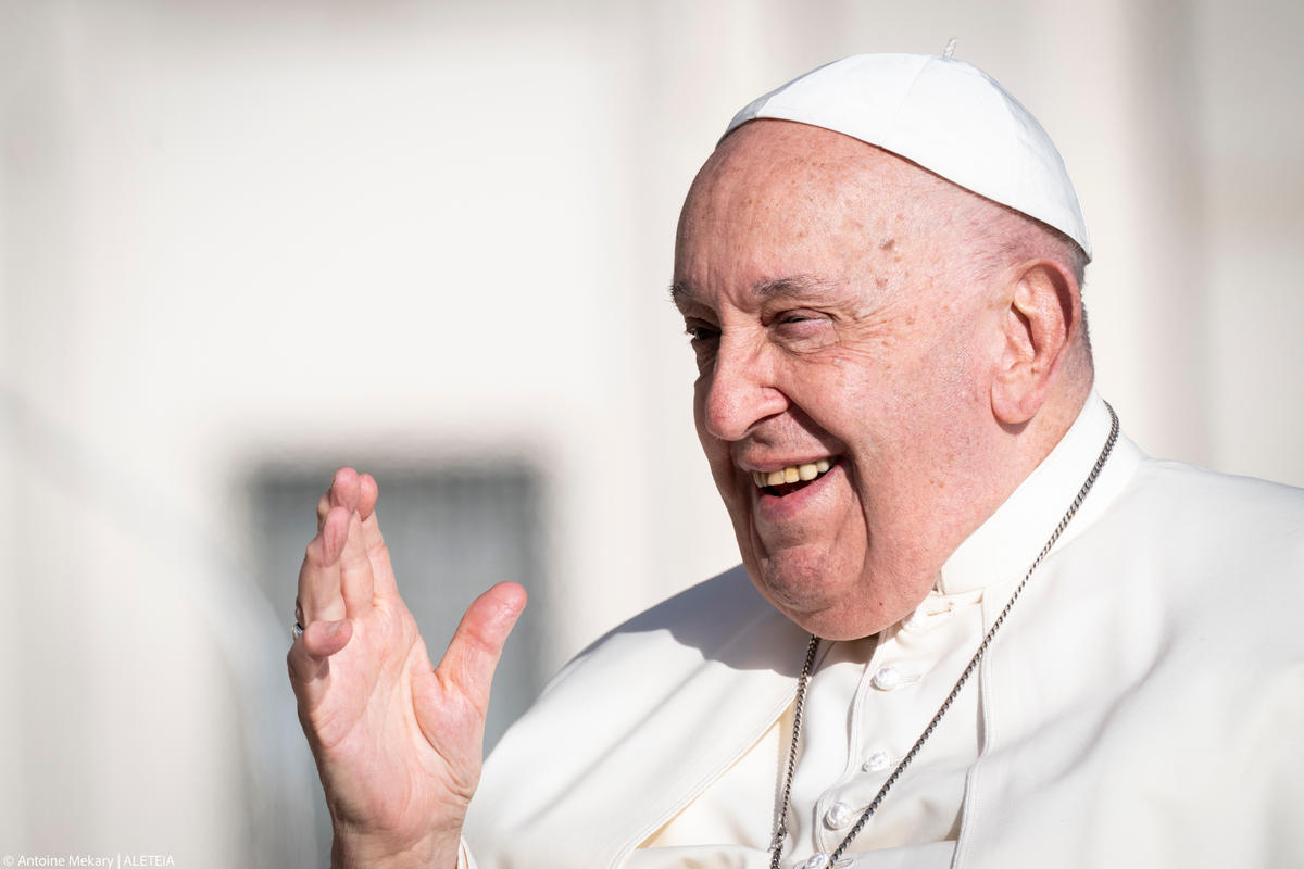 Pope Francis arrives for a weekly general audience at Saint Peter's Square in The Vatican on October 30, 2024.