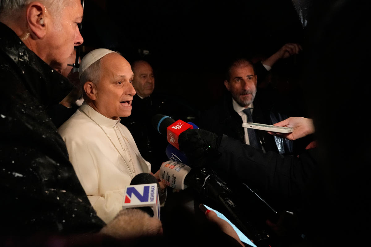 Pope Leo at Castel Gandolfo