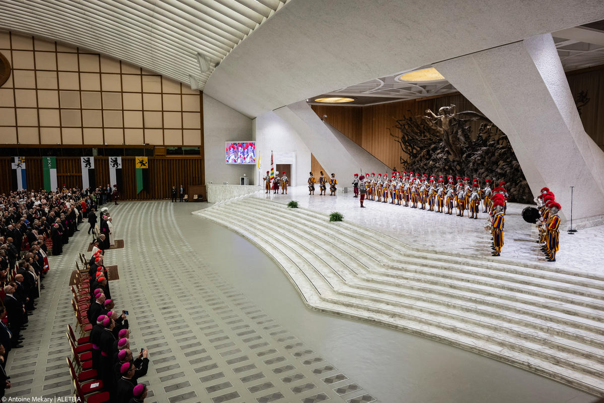 pope-leo-xiv-swearing-in ceremony-swiss-guard-vatican-may-6-2026