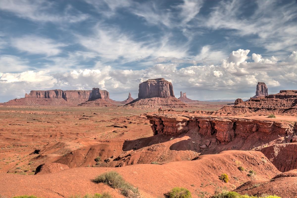 Monument Valley, where John Ford shot almost all of his westerns