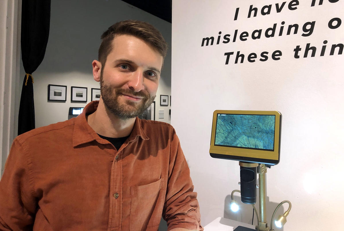 "Felt Presence" art installation - Mark Burchick
