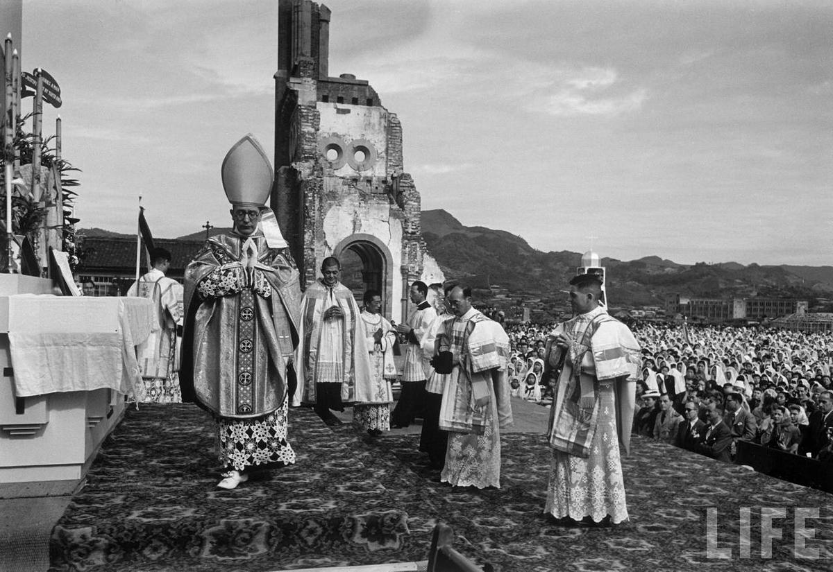 NAGASAKI CATHEDRAL 1949