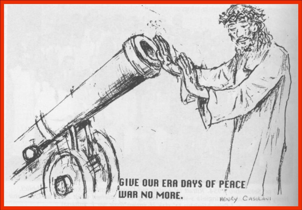 Henry Casolani peace sketch