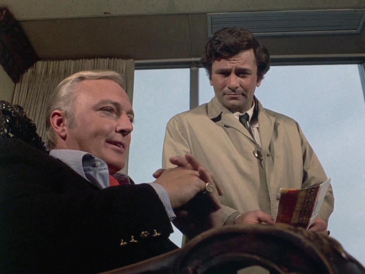Peter Falk jako porucznik Columbo